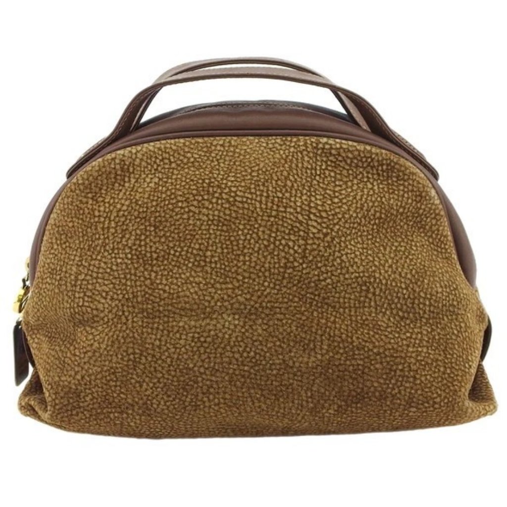 Borbonese Handbag Quail Pattern Authentic Used T24035